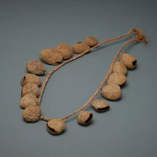seed pod/sisal necklace,